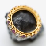Anillo Imperium oro Catalana brillantes y rubíes - Imagen 2