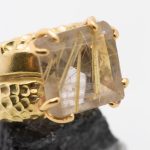 Anillo Kirham oro con topazio central - Imagen 3