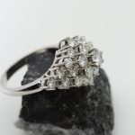 Anillo Hurrem oro blanco y brillantes - Imagen 2