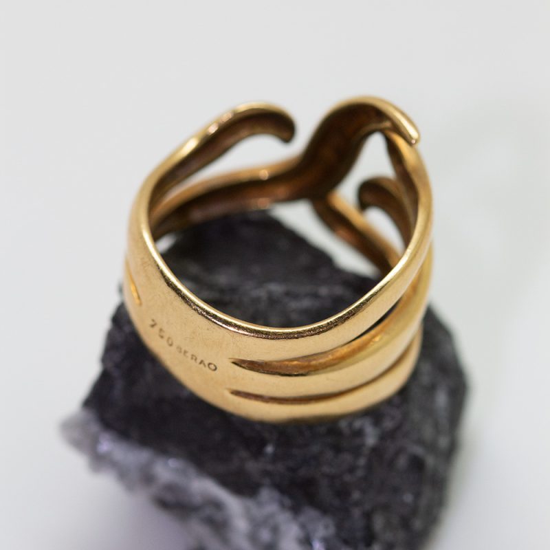 Anillo diseño J. Berao oro amarillo