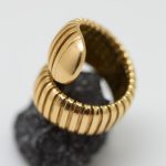 Anillo oro amarillo estilo tubogas - Imagen 2