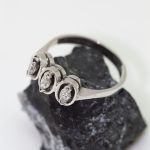 Anillo Gabriela 3 brillantes