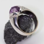 Anillo Úrsula amatista central - Imagen 2