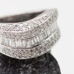 Anillo Tiara oro blanco - Imagen 2