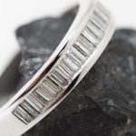 Anillo teresa oro blanco baguets