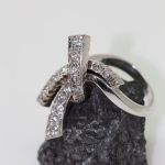 Anillo Encrucijada de brillantes