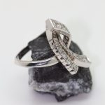 Anillo Encrucijada de brillantes - Imagen 2