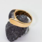 Anillo Bulgari oro amarillo con amatista rectangular