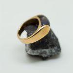 Anillo Bulgari oro amarillo con amatista rectangular - Imagen 2