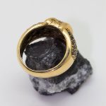 Anillo Esquivel oro amarillo con zairos y citrinos