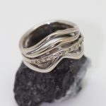 Anillo Triple Rabat con brillantes - Imagen 2