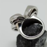 Anillo Mariposa oro blanco brillantes y turmalinas - Imagen 2