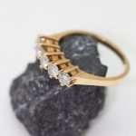 Anillo Grace vintage oro amarillo y brillantes