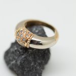 Anillo Verina oro amarillo brillantes