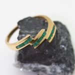 Anillo Judelin oro amarillo y esmeraldas - Imagen 4