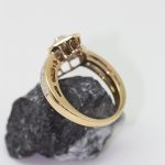 Anillo Mariana oro amarillo y brillantes - Imagen 3