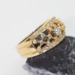 Anillo Ivanka oro amarillo y brillantes - Imagen 5