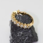 Anillo Macarena oro amarillo y brillantes