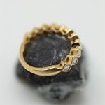 Anillo Macarena oro amarillo y brillantes - Imagen 3