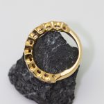 Anillo Macarena oro amarillo y brillantes - Imagen 5