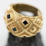 Anillo Yanes oro amarillo y zafiros - Imagen 4