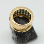 Anillo Mykonos oro amarillo y zafiros - Imagen 2