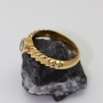 Anillo orella oro amarillo y brillante