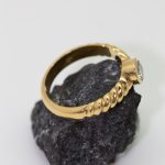 Anillo orella oro amarillo y brillante - Imagen 3
