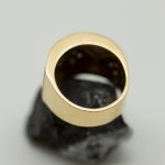 Anillo Odette oro amarillo nacar y brillantes - Imagen 2