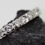 Anillo Marla oro blanco y brillantes - Imagen 3