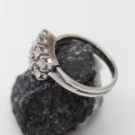Anillo Florencia oro blanco y brillantes