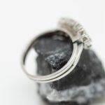 Anillo Florencia oro blanco y brillantes - Imagen 3