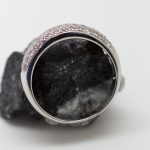 Anillo Luna oro blanco y brillantes