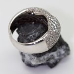 Anillo Tirabuzón oro blanco y brillantes - Imagen 3