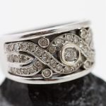 Anillo Mery oro blanco y brillantes - Imagen 4