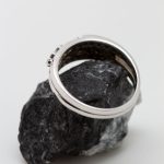 Anillo Carina oro blanco y brillantes - Imagen 2