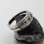 Anillo Carina oro blanco y brillantes - Imagen 3