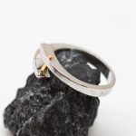 Anillo Liz oro blanco y brillante