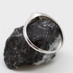 Anillo Ane oro blanco y brillante - Imagen 2