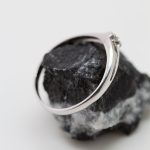 Anillo Ane oro blanco y brillante - Imagen 3