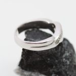Anillo Fula oro blanco y brillantes - Imagen 2