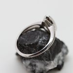 Anillo Lágrima oro blanco y brillantes - Imagen 3