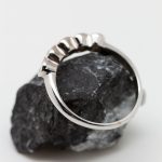 Anillo oro blanco 5 brillantes