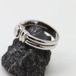 Anillo Mascarat oro blanco y brillante