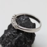 Anillo Maira oro blanco y brillantes