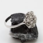 Anillo Rose oro blanco y brillantes - Imagen 3