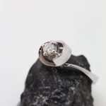 Anillo Labertino oro blanco y brillante