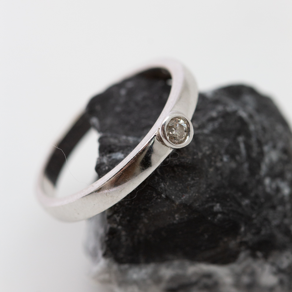IMG_7249 Anillo Mara oro blanco y brillante - Imagen 1