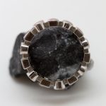 Anillo Formas oro blanco y brillantes - Imagen 2