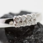Anillo Octavio oro blanco y brillantes - Imagen 4